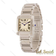 ساعت کارتیه تانک زنانه نقره ای سایز مدیوم Cartier-5443-M-L