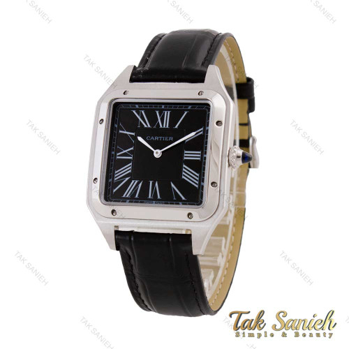 ساعت مچی کارتیر سانتوس دومونت مردانه مشکی Cartier-5551-G