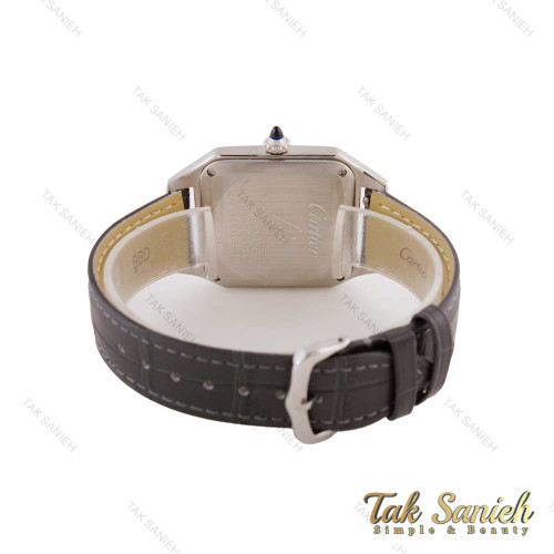 ساعت مچی کارتیر سانتوس دومونت مردانه طوسی Cartier-5553-G