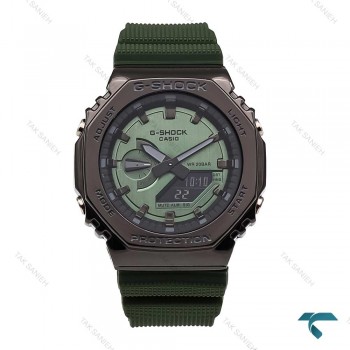 ساعت جی شاک GM2100H مردانه سبز مشکی G-Shock-5832-G