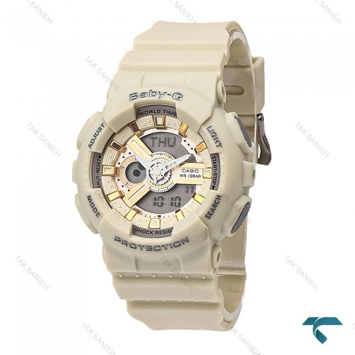 ساعت بیبی جی BA110GA زنانه کرمی G-Shock-5836-G