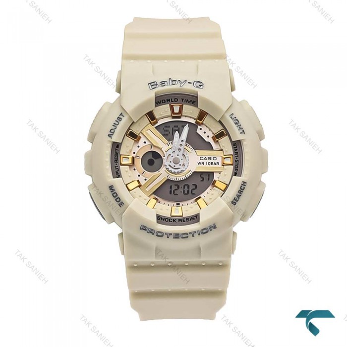 ساعت بیبی جی BA110GA زنانه کرمی G-Shock-5836-G