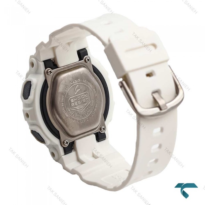 ساعت بیبی جی BA110 زنانه سفید صفحه طلایی G-Shock-5837-G