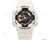 ساعت بیبی جی BA110 زنانه سفید صفحه رزگلد G-Shock-5838-G