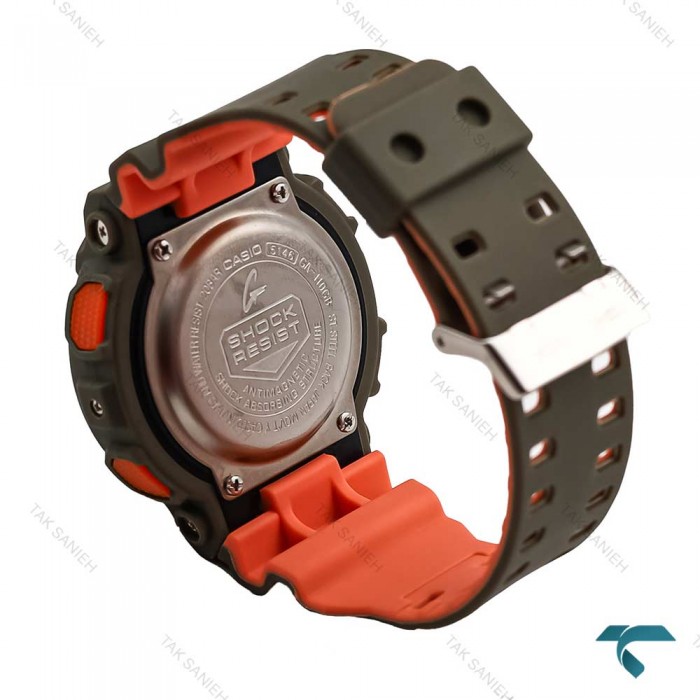 ساعت جی شاک GA110GB مردانه سبز نارنجی G-Shock-5839-G