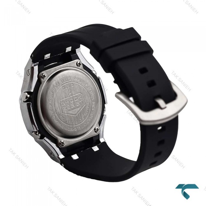 جی شاک GMA2100 مردانه بدنه فلزی سیلور مشکی G-Shock-5842-G