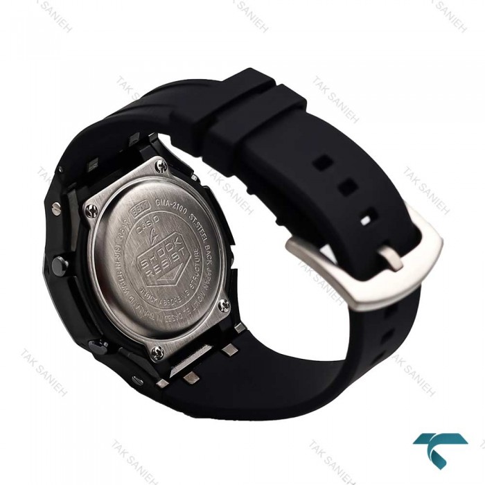 ساعت جی شاک GMA2100 مردانه بدنه فلزی مشکی G-Shock-5843-G