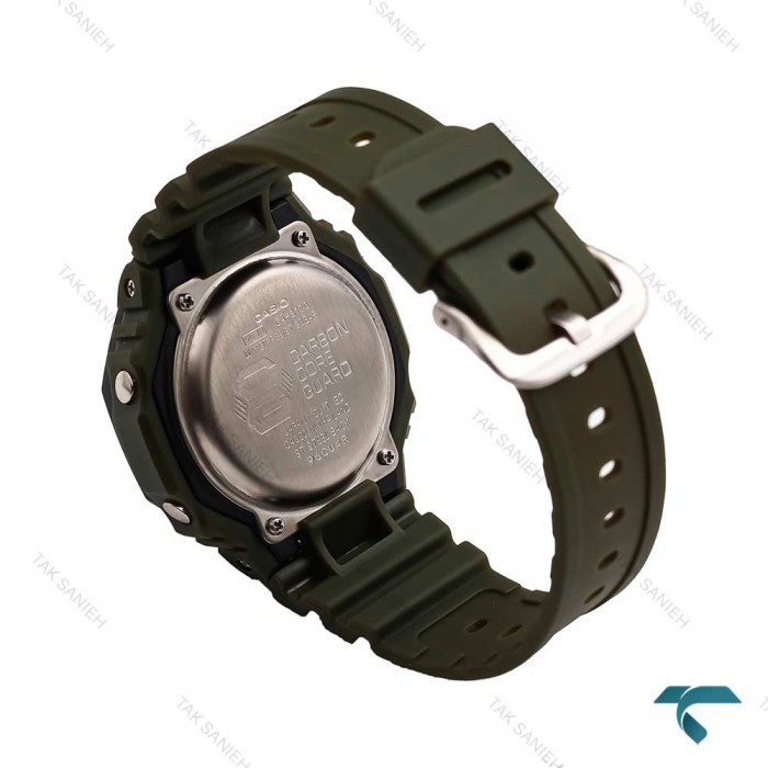 جی شاک GA2100 مردانه سبز مشکی Casio-5862-G