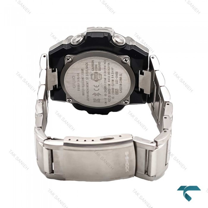 ساعت جی شاک GST-B400 مردانه فلزی سیلور مشکی Casio-5863-G