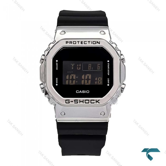 ساعت جی شاک GM5600 مردانه سیلور مشکی Casio-5867-G