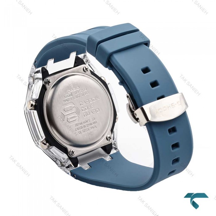 ساعت جی شاک GA2100 مردانه شیشه ای طوسی Casio-5877-G