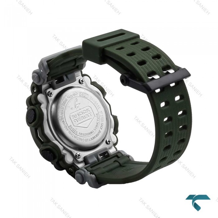 ساعت جیشاک GA-900C مردانه سبز طوسی Casio-5879-G