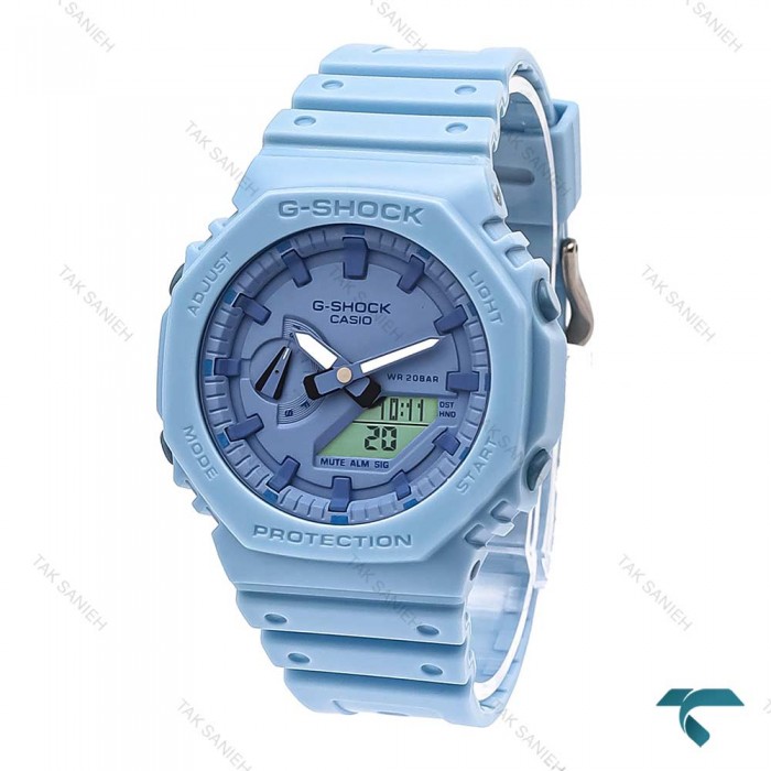 ساعت کاسیو جیشاک GA-2100 مردانه آبی آسمانی Casio-5892-G