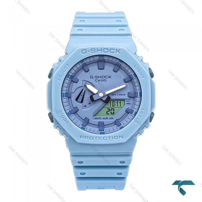 ساعت کاسیو جیشاک GA-2100 مردانه آبی آسمانی Casio-5892-G