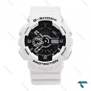 ساعت کاسیو جیشاک GA-110 مردانه سفید Casio-5895-G