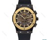 ساعت مردانه هابلوت سه موتوره مشکی طلایی اسکلتون Hublot-5906-L