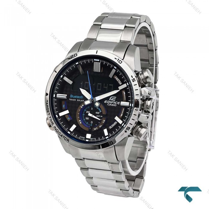 کاسیو ادیفایس ECB800 مردانه استیل صفحه مشکی Casio-5918-G