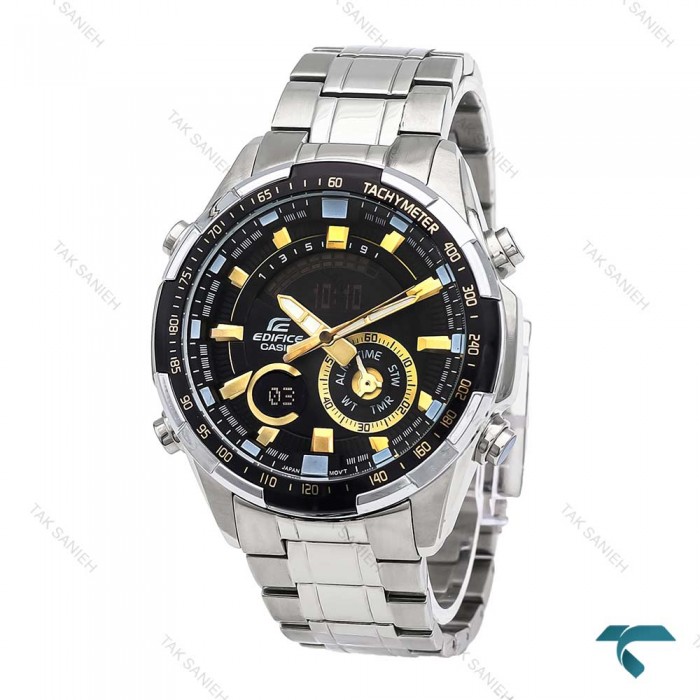 ساعت کاسیو ادیفایس ERA-600 مردانه استیل صفحه مشکی Casio-5919-G