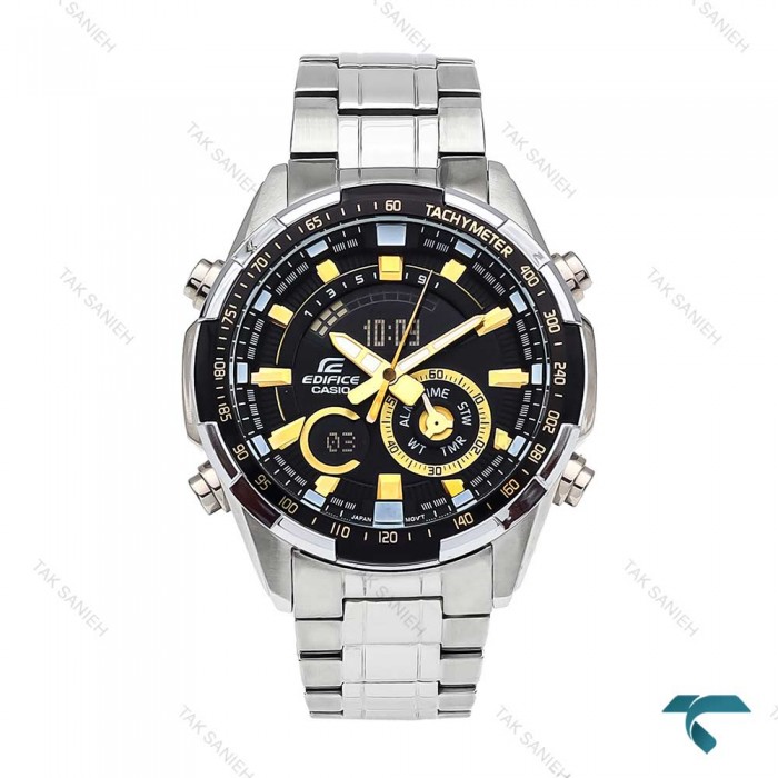 ساعت کاسیو ادیفایس ERA-600 مردانه استیل صفحه مشکی Casio-5919-G