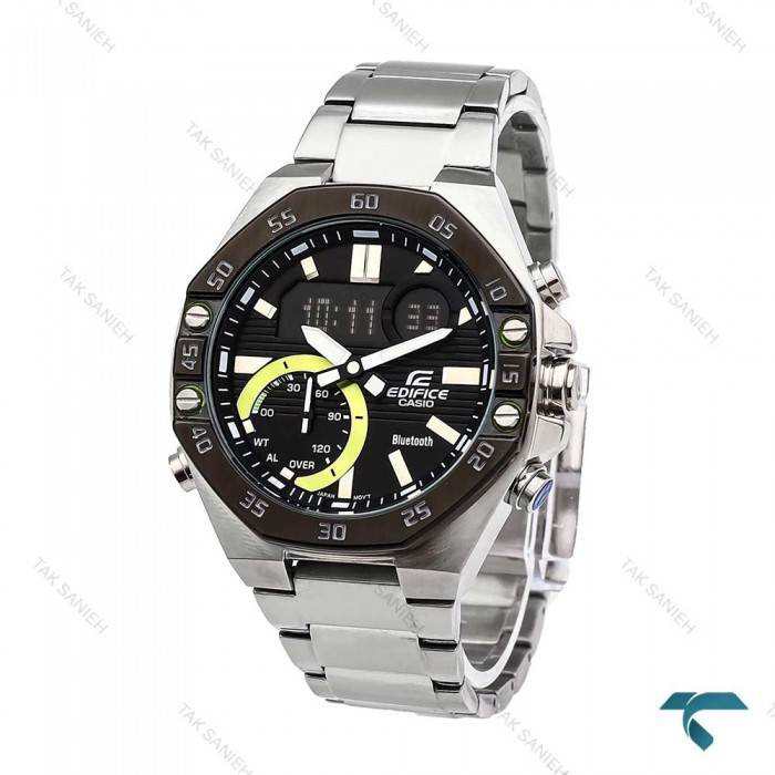 ساعت ادیفایس ECB10 کاسیو مردانه سیلور مشکی Casio-5924-G