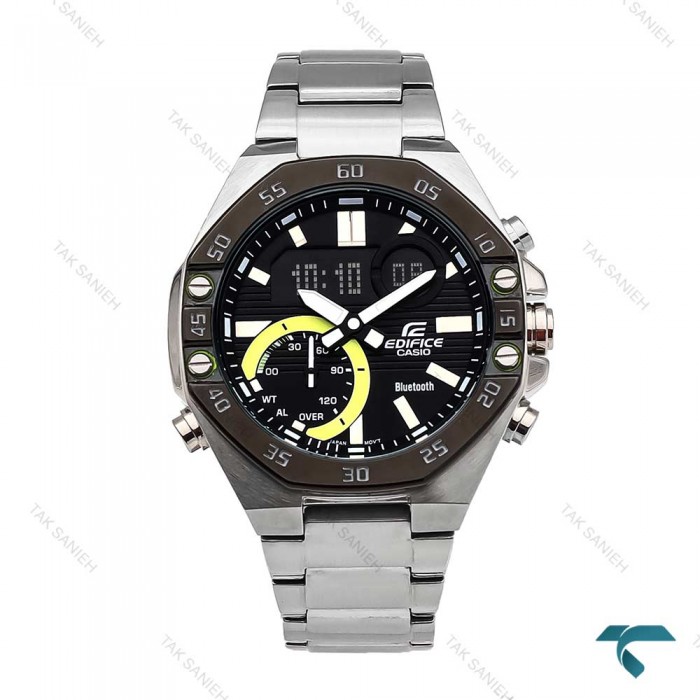 ساعت ادیفایس ECB10 کاسیو مردانه سیلور مشکی Casio-5924-G