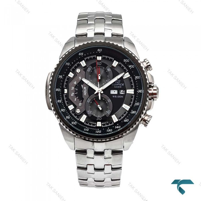 ساعت کاسیو ادیفایس EF558 مردانه استیل صفحه مشکی Casio-5928-G