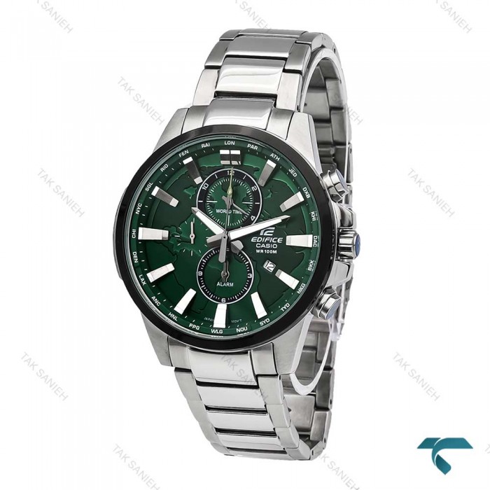 کاسیو ادیفایس EFR303 مردانه سیلور صفحه سبز Casio-5930-G