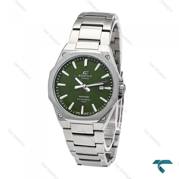 ساعت کاسیو ادیفایس EFR-S108 مردانه سیلور سبز Casio-5931-G