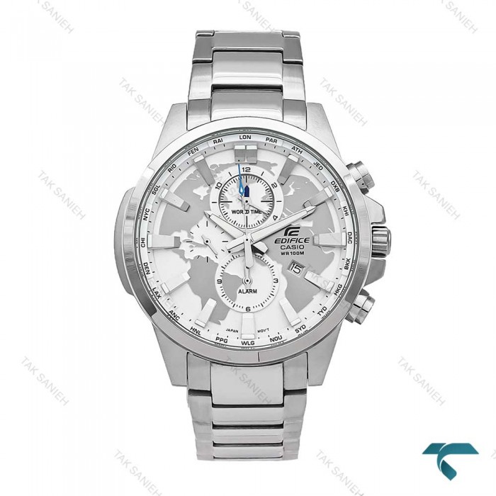 ساعت کاسیو ادیفایس EFR303 مردانه سیلور صفحه سفید Casio-5936-G