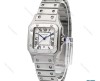 کارتیر سانتوز زنانه استیل صفحه سفید مدیوم Cartier-5958-L