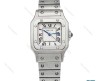 کارتیر سانتوز زنانه استیل صفحه سفید مدیوم Cartier-5958-L