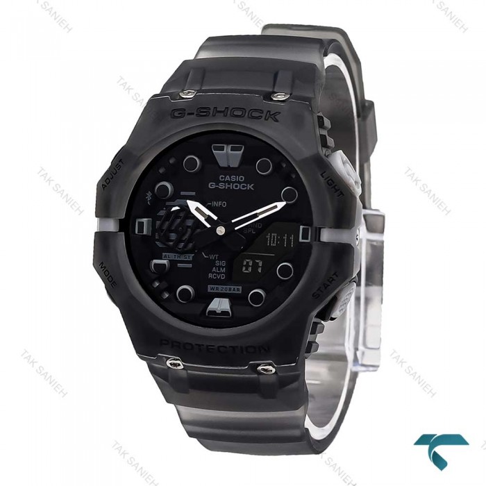 کاسیو جیشاک GA-B001 مردانه دودی شیشه ای Casio-5962-G