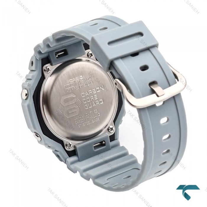 کاسیو جیشاک GA2100 مردانه طوسی صفحه آبرنگ Casio-5983-G