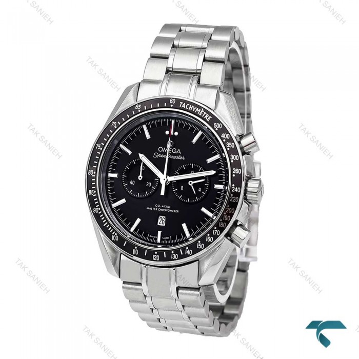 امگا اسپیدمستر مردانه استیل صفحه مشکی Omega-5976-G