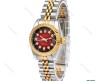 ساعت رولکس زنانه دورنگ صفحه قرمز اسمال Rolex-5979-S-L