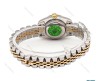 ساعت رولکس زنانه دورنگ صفحه قرمز اسمال Rolex-5979-S-L