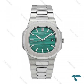  پتک فیلیپ مردانه سیلور صفحه سبز Patek-6039-G