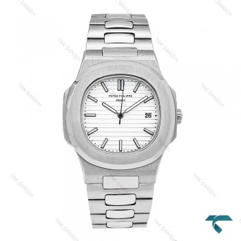 پتک فیلیپ ناتیلوس مردانه سیلور صفحه سفید Patek-6057-G