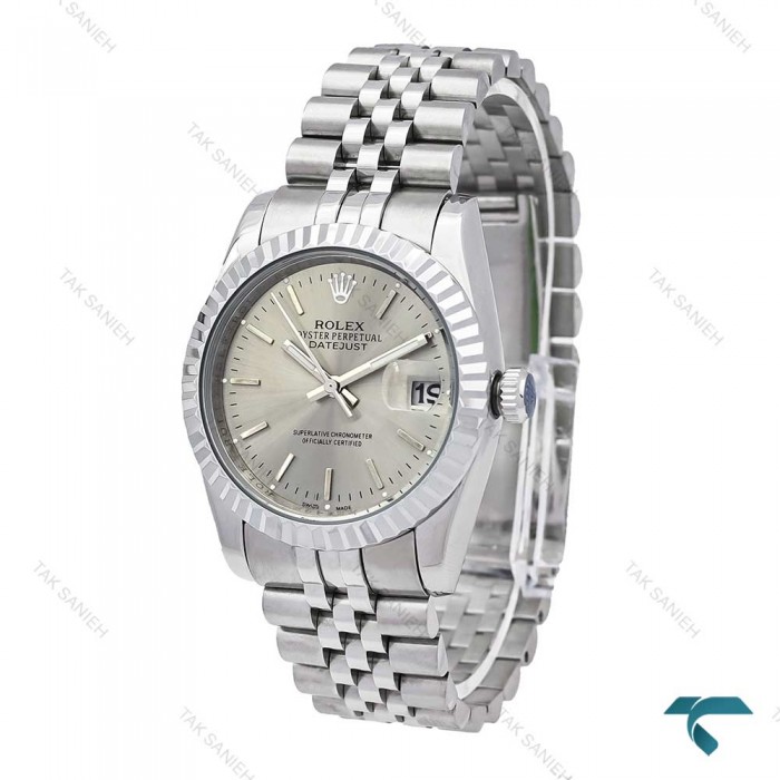 رولکس مردانه استیل صفحه طوسی ایندکس خط Rolex-6062-G