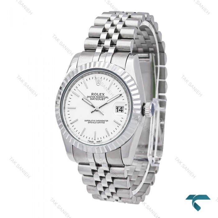 رولکس مردانه تمام سیلور ایندکس خطی Rolex-6067-G