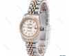 ساعت رولکس زنانه دورنگ رزگلد صفحه نقره ای اسمال Rolex-6118-L