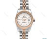 ساعت رولکس زنانه دورنگ رزگلد صفحه نقره ای اسمال Rolex-6118-L