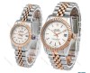 ساعت ست رولکس دورنگ رزگلد صفحه سیلور Rolex-6119-S