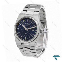 ساعت تیسوت PRX مردانه استیل صفحه سرمه ای کهکشانی Tissot-6123-G