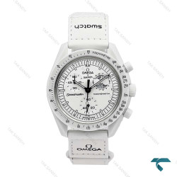 ساعت امگا سواچ سفید ماموریت به ماه Omega-6195-U