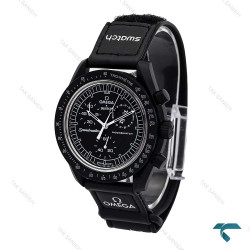 ساعت امگا سواچ ماموریت به ماه مشکی Omega-6198-U