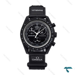 ساعت امگا سواچ ماموریت به ماه مشکی Omega-6198-U