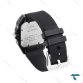 ساعت کارتیر سانتوس 100 مردانه مشکی نقره ای بند رابر Cartier-6366-G