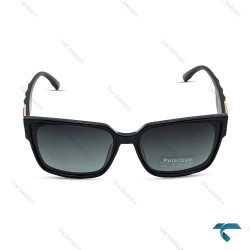 عینک دودی پرادا زنانه مشکی پلاریزه Prada-6487-L