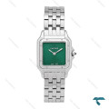 ساعت کارتیه Panthere زنانه استیل صفحه سبز مهندسی مدیوم Cartier-6491-L